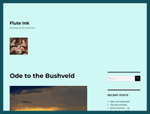 Tablet Screenshot of fluteink.com